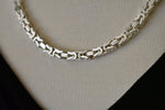 Charger l&#39;image dans la galerie, Solid 925 Sterling Silver 5mm Thick Polished Byzantine Bracelet Anklet Choker Necklace Chain
