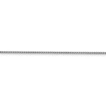 Load image into Gallery viewer, 14K White Gold 1.3mm Franco Bracelet Anklet Necklace Pendant Chain
