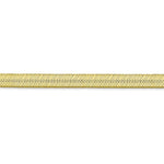 Load image into Gallery viewer, 10k Yellow Gold 5.5mm Silky Herringbone Bracelet Anklet Choker Necklace Pendant Chain
