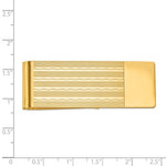 Load image into Gallery viewer, 14K Solid Yellow Gold Money Clip Personalized Engraved Monogram
