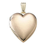 Load image into Gallery viewer, 14k Yellow Gold 15mm Heart Locket Pendant Charm
