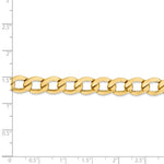 Load image into Gallery viewer, 14K Yellow Gold 8mm Curb Link Bracelet Anklet Choker Necklace Pendant Chain
