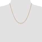 Load image into Gallery viewer, 14k Yellow Gold 1.4mm Round Open Link Cable Bracelet Anklet Choker Necklace Pendant Chain
