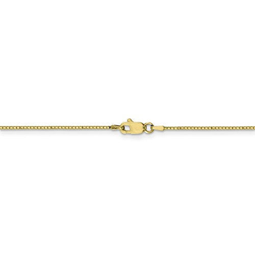 10k Yellow Gold 0.90mm Box Bracelet Anklet Choker Necklace Pendant Chain