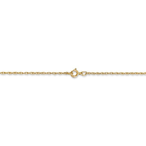 14k yellow gold 0.8mm rope bracelet anklet choker necklace pendant chain