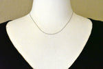 Charger l&#39;image dans la galerie, 14K White  Gold 0.8mm Diamond Cut Cable Bracelet Anklet Choker Necklace Pendant Chain
