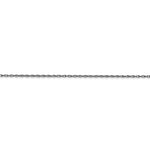 Load image into Gallery viewer, 14k White Gold 1.15mm Cable Rope Necklace Choker Pendant Chain
