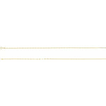 Загрузить изображение в средство просмотра галереи, 14K Yellow Gold 1.9mm Keyhole Cable Bracelet Anklet Choker Necklace Pendant Chain
