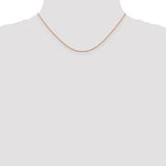 Load image into Gallery viewer, 14K Rose Gold 0.70mm Rope Bracelet Anklet Choker Necklace Pendant Chain
