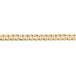 Load image into Gallery viewer, 14K Yellow Gold 5.25mm Open Concave Curb Bracelet Anklet Choker Necklace Pendant Chain
