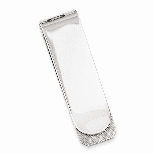 engravable solid sterling silver money clip personalized engraved monogram