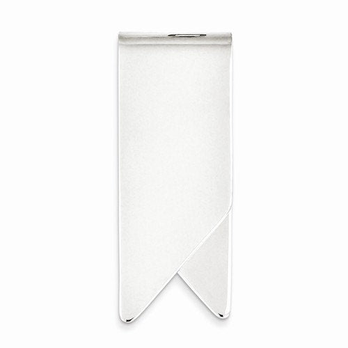 engravable solid sterling silver money clip personalized engraved monogram