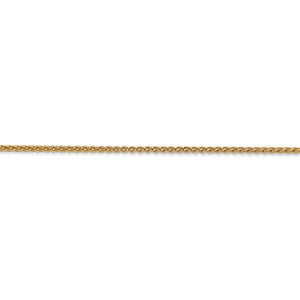 14K Yellow Gold 1.65mm Spiga Wheat Bracelet Anklet Choker Necklace Pendant Chain