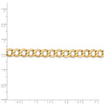 Carica l&#39;immagine nel visualizzatore di Gallery, 14K Yellow Gold 6.5mm Curb Link Bracelet Anklet Choker Necklace Pendant Chain
