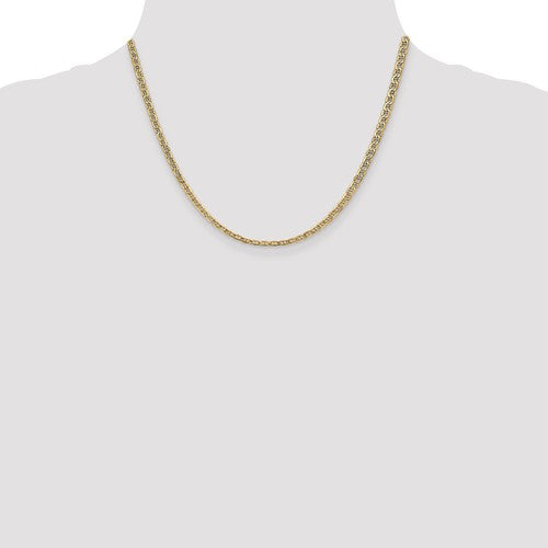 14k yellow gold 3.2mm anchor bracelet anklet choker necklace pendant chain