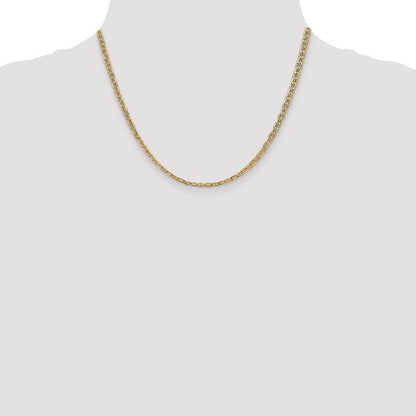 14k yellow gold 3.2mm anchor bracelet anklet choker necklace pendant chain