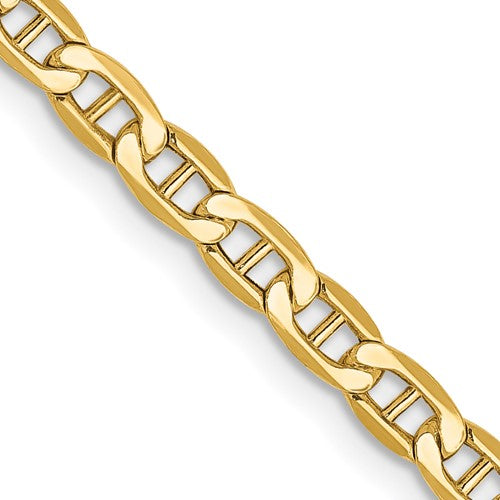 14k yellow gold 3.2mm anchor bracelet anklet choker necklace pendant chain