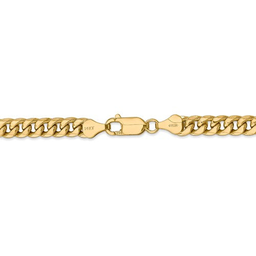 14k yellow gold 6mm miami cuban link bracelet anklet choker necklace pendant chain