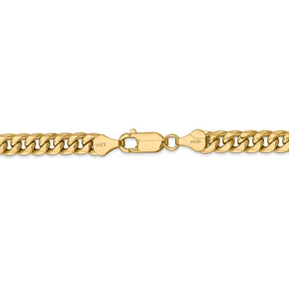 14k yellow gold 6mm miami cuban link bracelet anklet choker necklace pendant chain