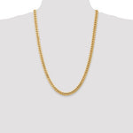 Load image into Gallery viewer, 14k Yellow Gold 6.75mm Miami Cuban Link Bracelet Anklet Choker Necklace Pendant Chain
