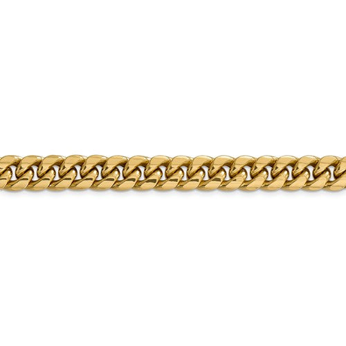 14k Yellow Gold 9.3mm Miami Cuban Link Bracelet Anklet Choker Necklace Pendant Chain
