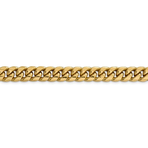 14k yellow gold 9.3mm miami cuban link bracelet anklet choker necklace pendant chain