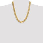 Afbeelding in Gallery-weergave laden, 14k Yellow Gold 11mm Miami Cuban Link Bracelet Anklet Choker Necklace Pendant Chain

