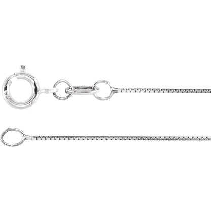 18k yellow white gold 0.5mm box bracelet anklet choker necklace pendant chain