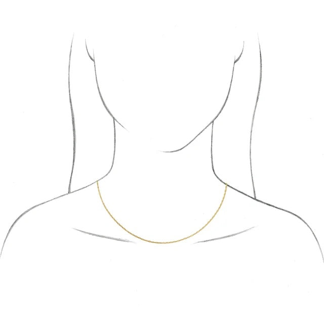 14k yellow gold 2.7mm mirror link bracelet anklet choker necklace pendant chain with lobster clasp