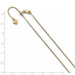 Kép betöltése a galériamegjelenítőbe: Sterling Silver Gold Plated 1.4mm Adjustable Cable Bracelet Anklet Necklace Choker Pendant Chain
