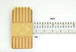 Carregar imagem no visualizador da galeria, 14k Solid Yellow Gold Money Clip Personalized Engraved Monogram
