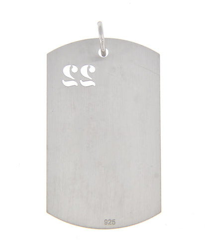 sterling silver basketball personalized name number dog tag engraved pendant charm