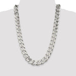 Indlæs billede til gallerivisning Sterling Silver Heavyweight Large 16.25mm Curb Bracelet Anklet Choker Necklace Chain
