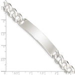 Load image into Gallery viewer, Solid Sterling Silver Curb Link ID Bracelet Personalized Engraved Monogram Names Initials
