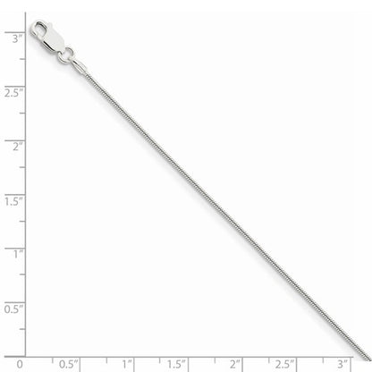 sterling silver rhodium plated 1mm round snake bracelet anklet choker necklace pendant chain