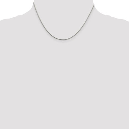 sterling silver rhodium plated 1mm round snake bracelet anklet choker necklace pendant chain