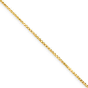 Sterling Silver Gold Plated 1.5mm Spiga Bracelet Anklet Necklace Choker Pendant Chain
