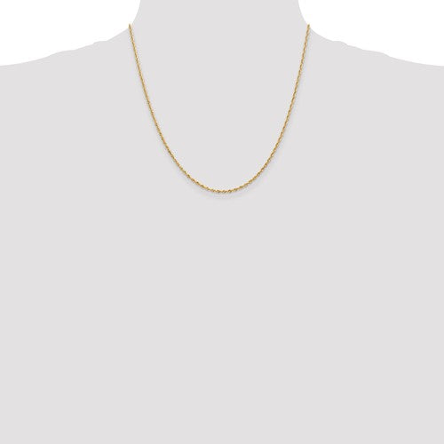 10k yellow gold 1.85mm diamond cut quadruple rope bracelet anklet choker necklace pendant chain