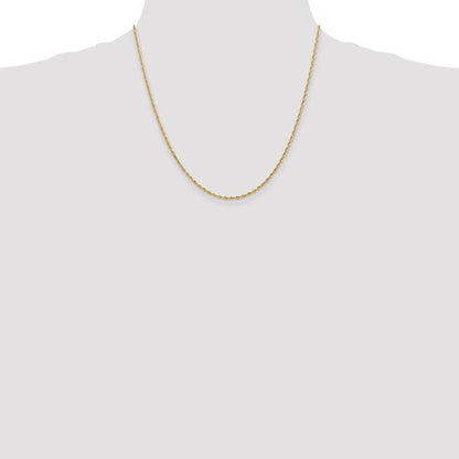 10k yellow gold 1.85mm diamond cut quadruple rope bracelet anklet choker necklace pendant chain