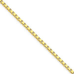 Load image into Gallery viewer, 14K Yellow Gold 1.9mm Box Bracelet Anklet Choker Necklace Pendant Chain
