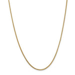 Lataa kuva Galleria-katseluun, 14K Yellow Gold 1.3mm Polished Franco Bracelet Anklet Choker Necklace Pendant Chain
