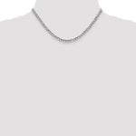 Φόρτωση εικόνας στο εργαλείο προβολής Συλλογής, 14K White Gold 4.3mm Curb Bracelet Anklet Choker Necklace Pendant Chain
