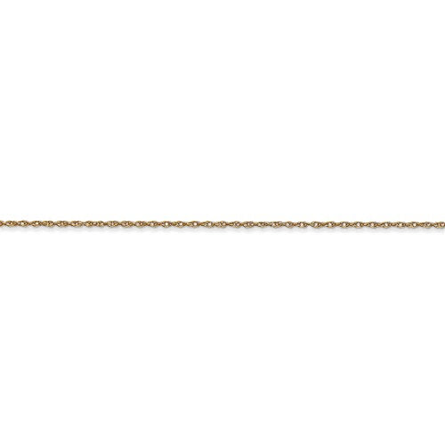 14k yellow gold 0.6mm thin cable rope necklace choker pendant chain