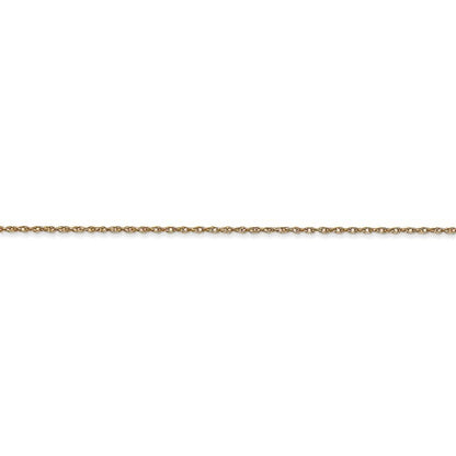 14k yellow gold 0.6mm thin cable rope necklace choker pendant chain