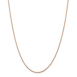 Afbeelding in Gallery-weergave laden, 14K Rose Gold 1.10mm Rope Bracelet Anklet Choker Necklace Pendant Chain
