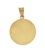 Load image into Gallery viewer, 14k 10k Gold Sterling Silver Basketball Personalized Engraved Pendant
