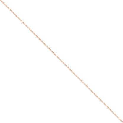 14k rose gold 1mm diamond cut cable bracelet anklet choker necklace pendant chain