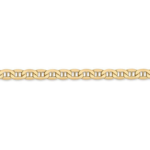 14k yellow gold 4.75mm anchor bracelet anklet choker necklace pendant chain