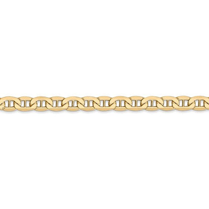 14k yellow gold 4.75mm anchor bracelet anklet choker necklace pendant chain