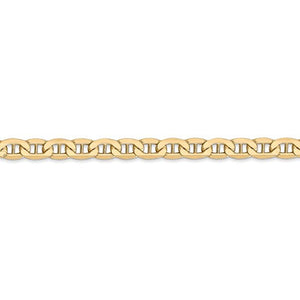 14K Yellow Gold 4.75mm Anchor Bracelet Anklet Choker Necklace Pendant Chain